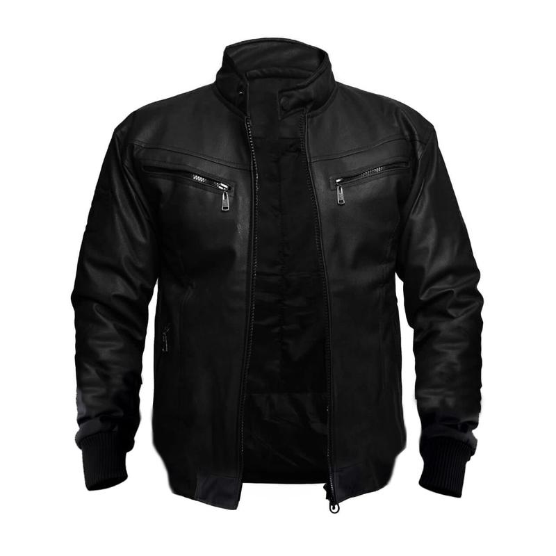 Product Introduction of Jaket Motor Pria Semi Kulit BKR 041 Jaket Touring Polos Keren  Distro 2