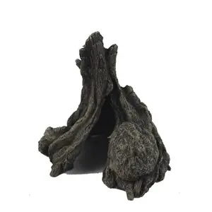 Hiding Cave Ular Reptil Gecko Kadal Tempat Sembunyi Resin Nomoy NS-45