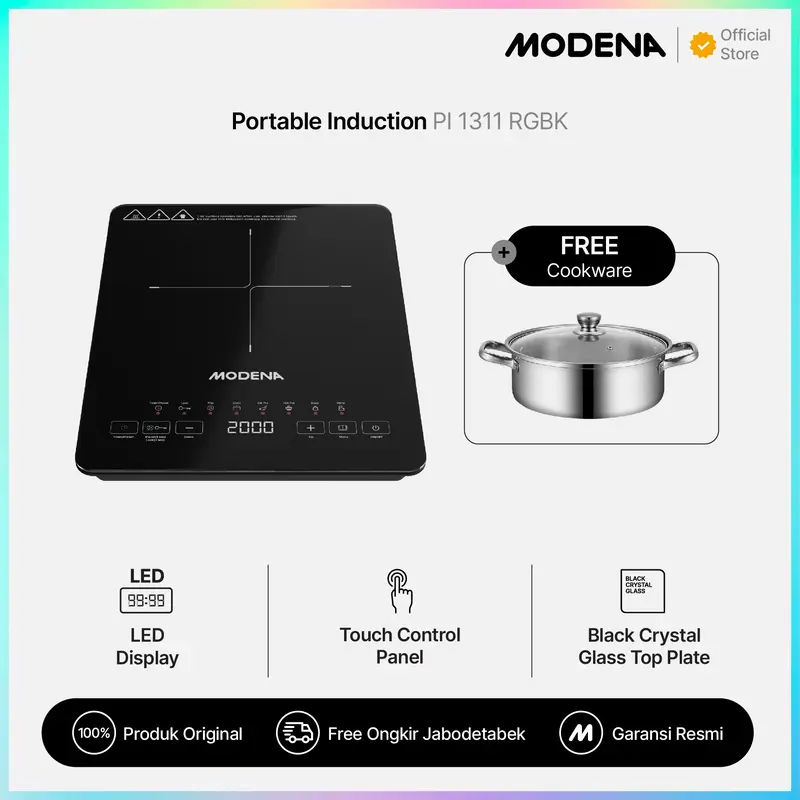 MODENA Portable Induction - PI 1311 RGBK