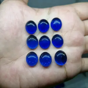 Batu akik blue safir/king safir dim 12mm