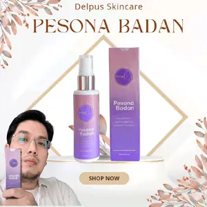 [Buy 1 Get 1] Pesona Badan Deodorant Delpus Niacinamide Alpha arbutin Licorice Extract Vitamin Bau Ketiak