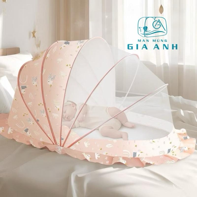  Màn chụp cho bé sơ sinh từ 0 ->3T - Mùng chụp gấp gọn cho bé chống muỗi hiệu quả - Hàng sản xuất tại xưởng - Chất Lượng Uy tín 