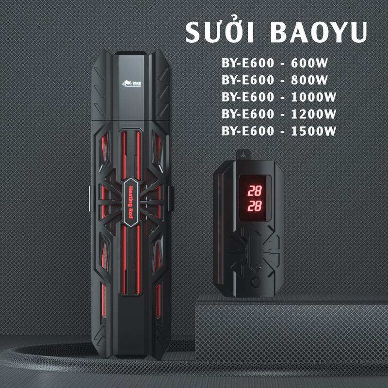 Máy Sưởi Bể Cá Baoyu BY-E600 600W-1500W Thiết Bị Sưởi Ấm Hồ Cá Cao Cấp