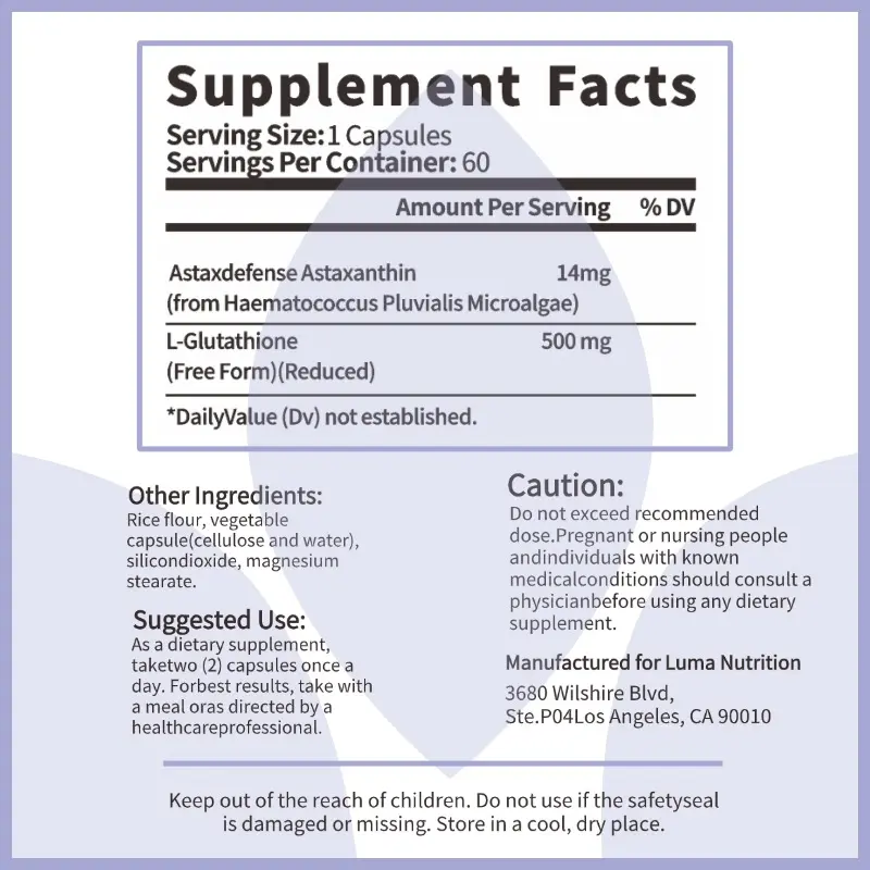 dosis glutathione per hari Astaxanthin + kapsul, Pemutih kulit, Antioksidan ganda - Shop تونر عناية قبل الكريم How alcohol metabolism works Size:1000 mcg/ml - 30 ml x 1