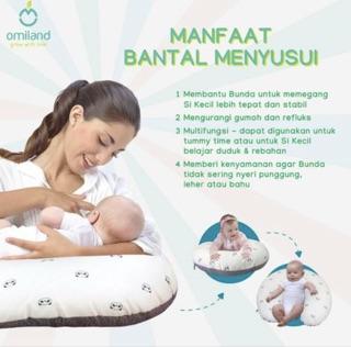 OMILAND Bantal Menyusui / Bantal Pinggang Ibu Menyusui / Bansui Bantal Tengkurap Bayi 5