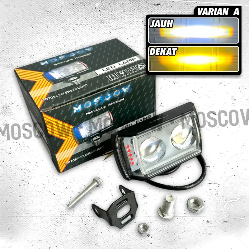 LAMPU TEMBAK SQL 2 MATA LAMPU SOROT LED CWL CREE 2 MATA LENSA PLUS SENJA ANGEL EYE BIRU MERAH STROBO LAMPU DEPAN 4 MODE JAUH DEKAT FLASH GABUNGAN SUPER TERANG ORIGINAL MOSCOW MODEL KOTAK LASER GUN SQL WATERPROOF BODY BESI PREMIUM 3