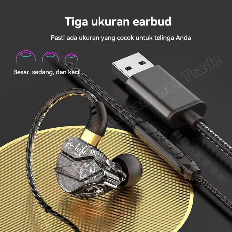 ASTON Headset Gaming Kabel USB Music In Ear Bass Handsfree for Ponsel Komputer PS4 ASTON Headset Gaming Kabel USB Music In Ear Bass Handsfree for Ponsel Komputer PS4