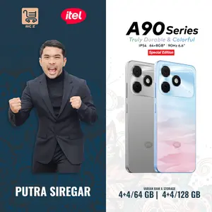 [EXCLUSIVE PUTRA SIREGAR] Official Itel A90 - [ 4+8/64 GB | 4+8 /128 GB ] - UniSoc T7100 - Layar Punch Hole 6.6" 90 Hz - Baterai 5000 mAh - IP54 - Garansi Resmi