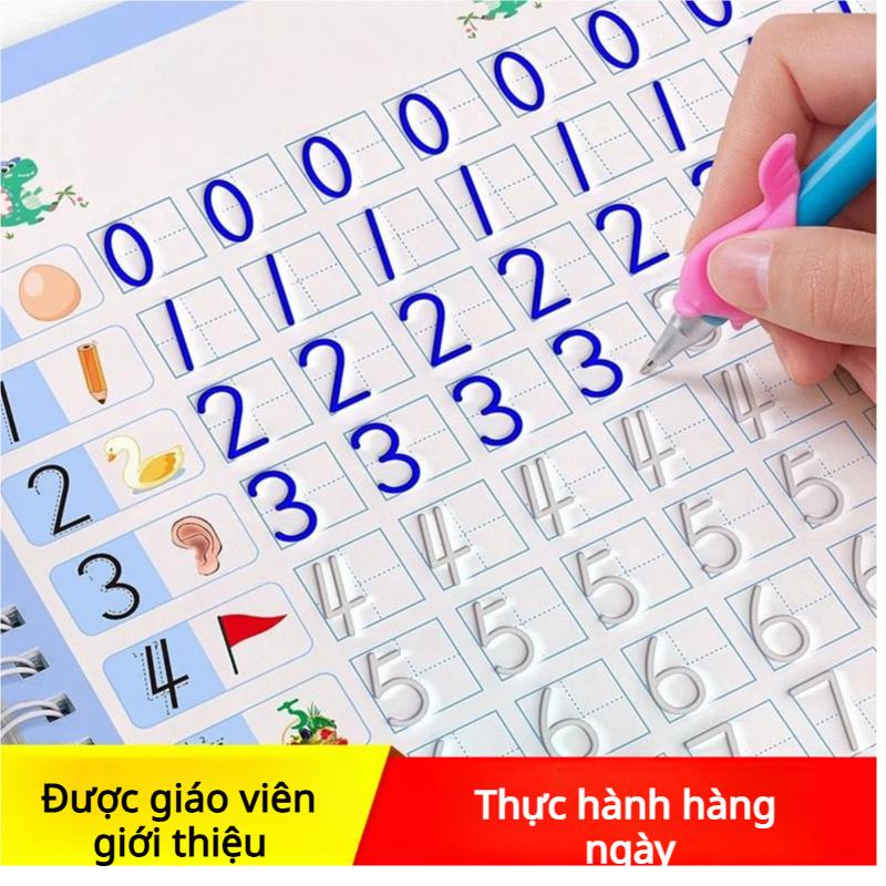 Thẻ Thực Hành Viết Nguệch Ngoạc Cho Trẻ Em Bút Vui Nhộn Cho Trẻ Mẫu Giáo Số Màu Đỏ Sách Đào Tạo Viết Tiếng Anh Có Thể Tái Sử Dụng Tờ Thực Hành Khe Cắm Lõm Kỹ Thuật Số Tờ Thực Hành Thư Pháp Bảng Chữ Cái Và Họa Tiết