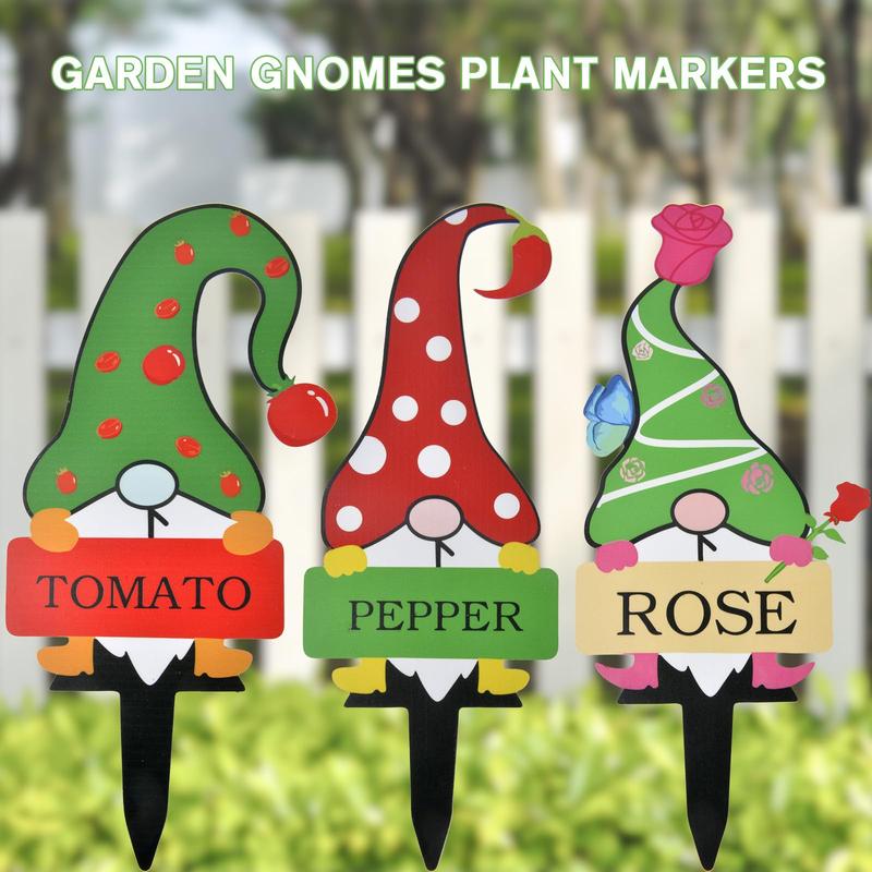 Adorable Garden Gnome Plant Markers