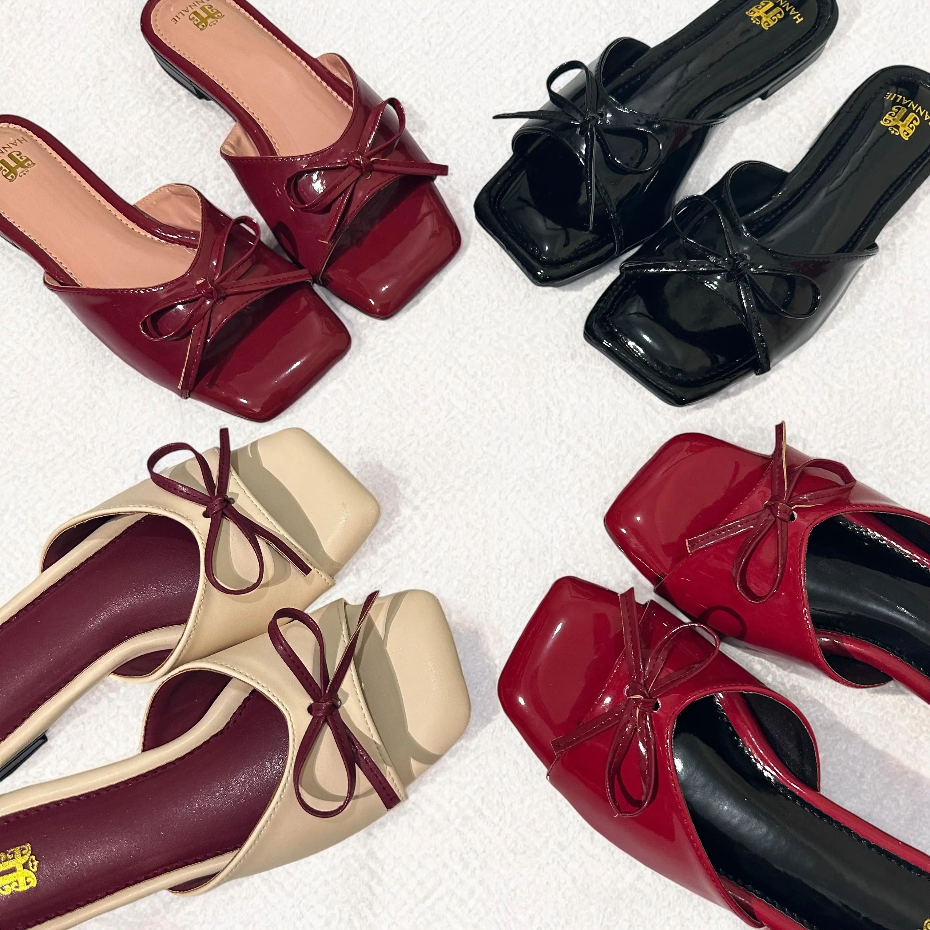 LUNOX SENDAL WANITA CANTIK SUPER EMPUK TIDAK LICIN SIZE 37- 40 Flat Sandal