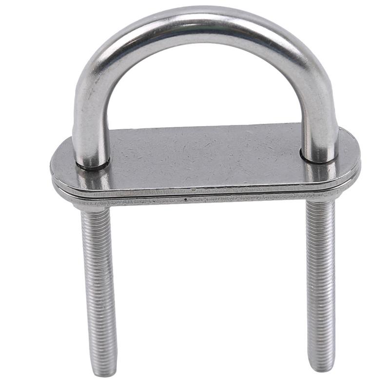 1 Pc Yacht Bow Stern Eye U-Bolt Stainless Steel Marine Bolt Rope ...