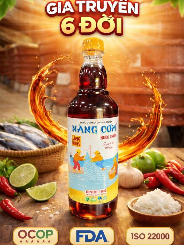 Nàng Cơm Nước Chấm Cá Cơm Gia Truyền 500ml - Phú Quốc - Hương Vị Đặc Trưng -…
