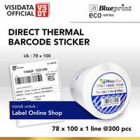 Jual Direct Thermal Sticker Label Online Shop BLUEPRINT ECO 78x100 mm 1 ...