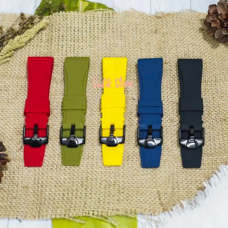 Tali Jam Karet Silikon Universal Model Terbaru, Strap Jam Tangan Rubber Silikon Universal New Model