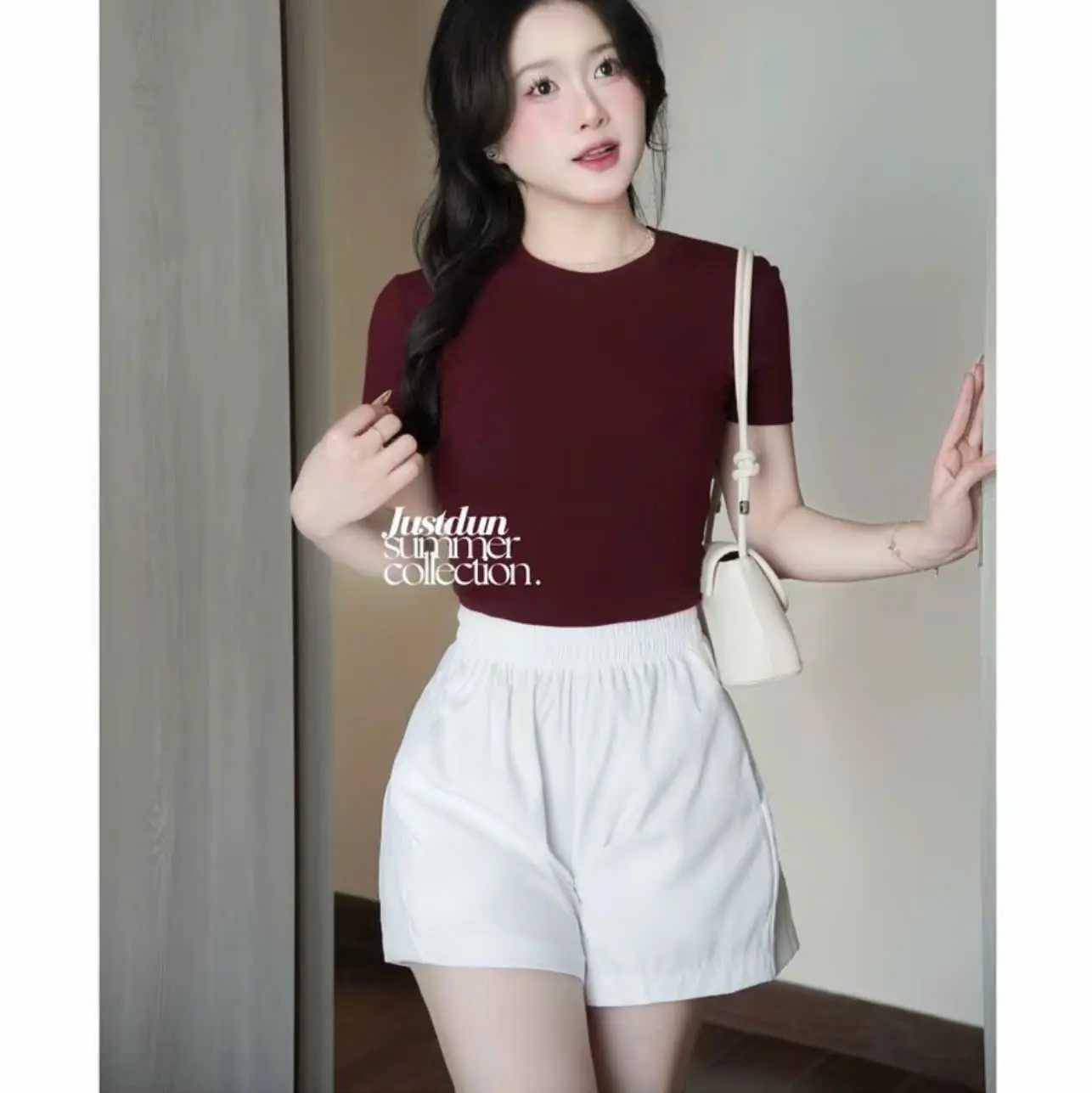 (CÓ BIGSIZE) Mã 02-Áo thun nữ ôm body cổ tròn, tay ngắn, cotton mát mịn co giãn 4c. | BigBuy360 - bigbuy360.vn