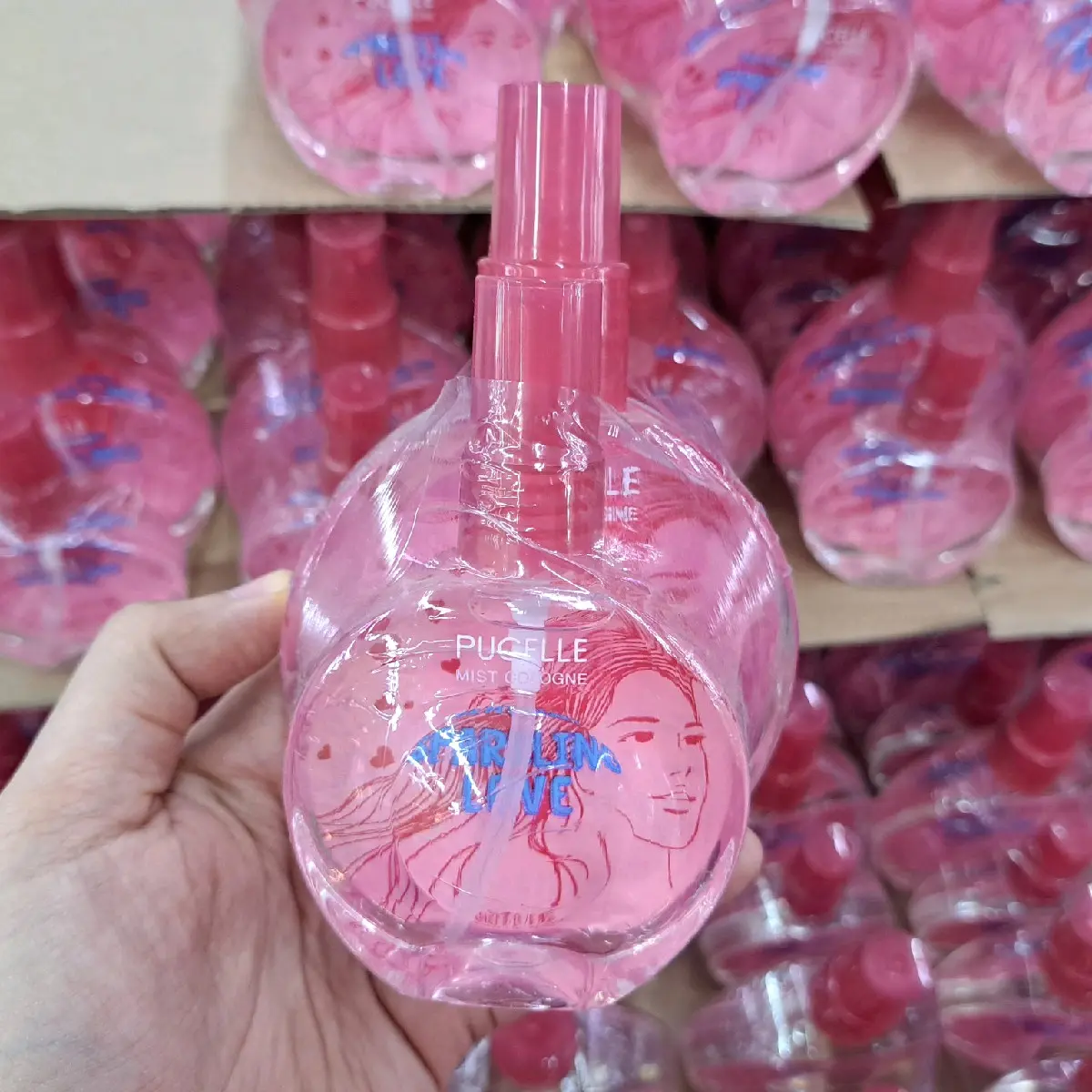 PUCELLE MIST COLOGNE SPARKLING LOVE FOR MY HEART 150ml free 75ml Beli 1 Gratis 1