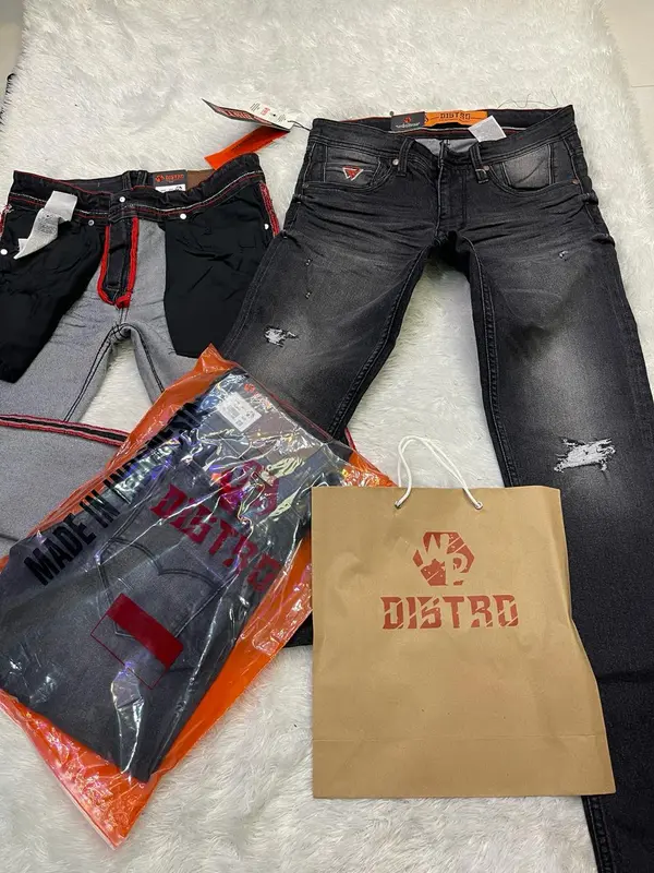 Celana Panjang Jeans Pria Sobek Premium - WR DISTRO 3