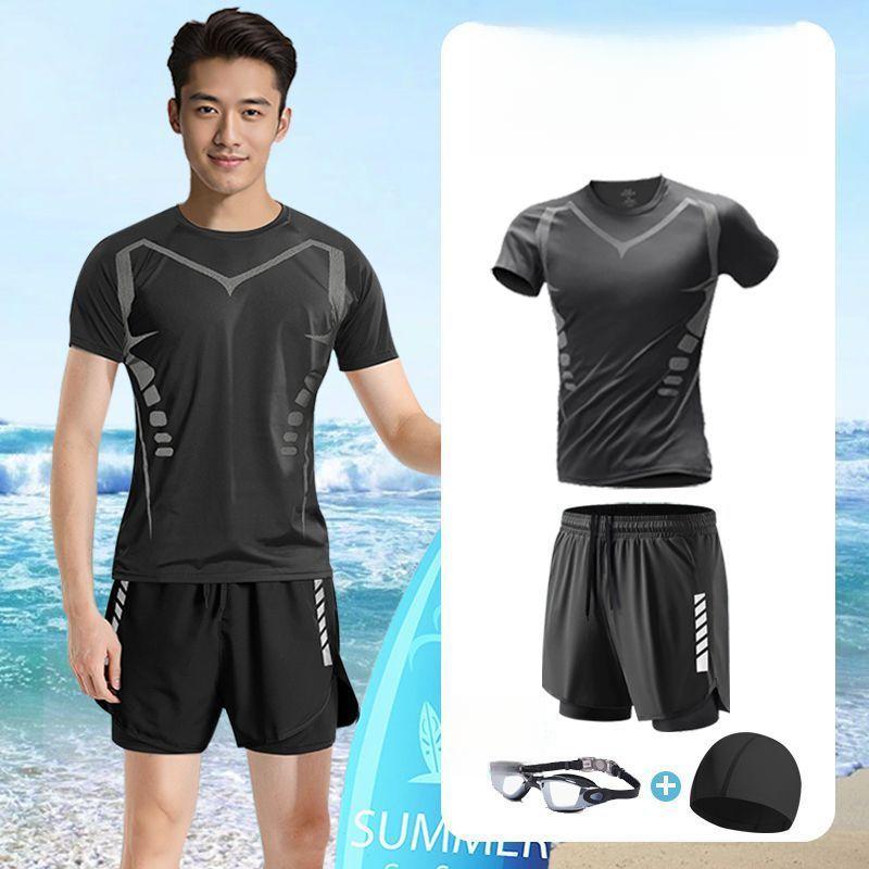 Bộ đồ bơi nam, quần bơi nam cỡ lớn, áo tắm suối nước nóng, quần bơi nam, đồ bơi…