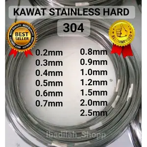 KAWAT STAINLESS STEEL 304 HARD