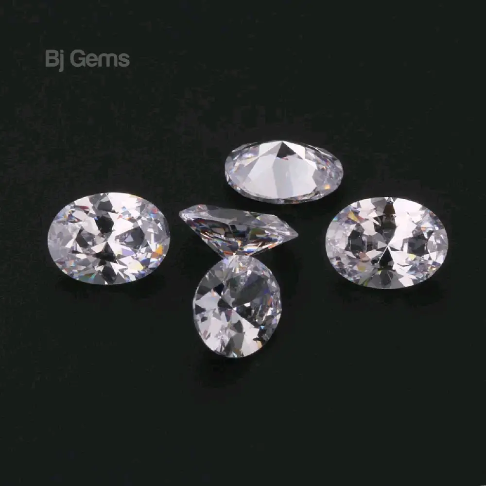 Permata Oval Cut A5 Original Diamond Quality perbuah Premium Stone cz