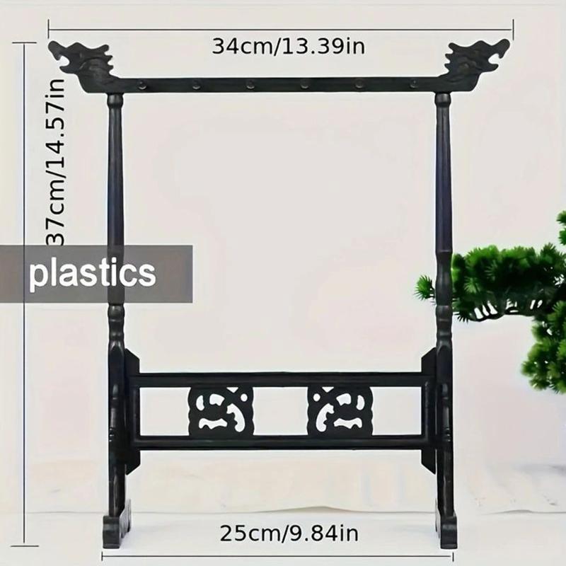 Product Introduction of Imitation solid wood high-grade pen barrel imitation chicken fin wood pen hanging simple modern calligraphy landscape pen barrel plastic brush holder 17