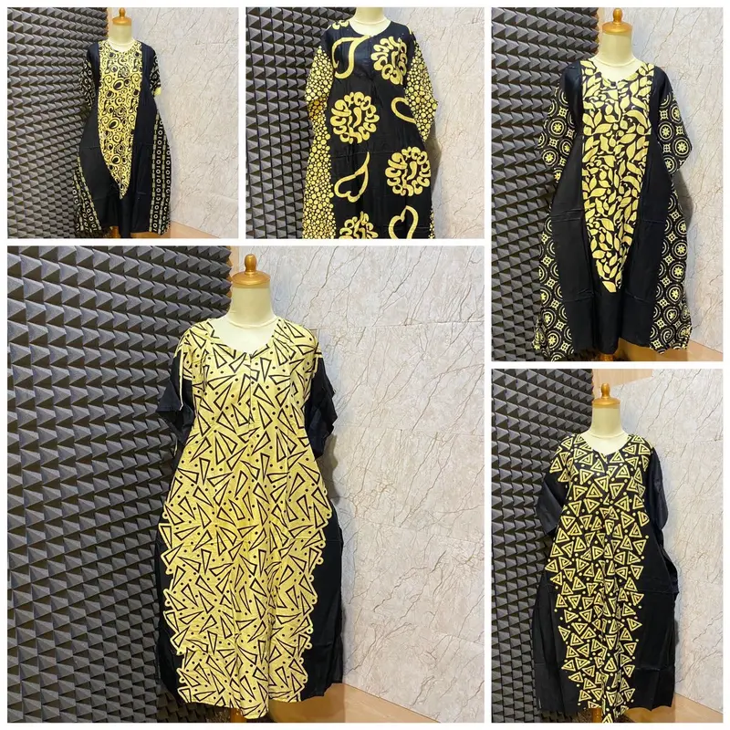 Daster Lowo LD 130 Isi 3 Motif Premium Rayon Lembut Busui Cantik Nyaman Wanita Panjang 3