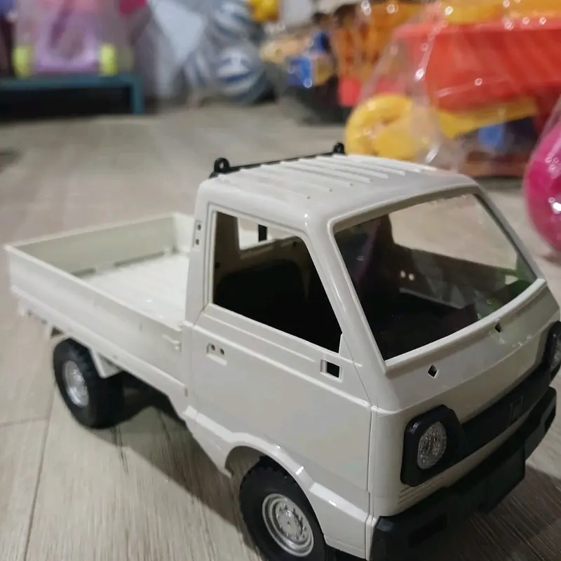 MAINAN ANAK REMOTE CONTROL MOBIL PICK UP MOBIL ANGKUT LAMPU BISA MENYALA Ban Baterai Kontrol Led 1