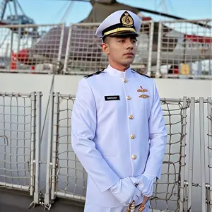 JAS SERAGAM PERWIRA PELAYARAN PRIA & WANITA_JAS WEDDING PELAYARAN Sudah FULL FURRING bahan Polyester Kancing JANGKAR GOLD baju kerja