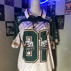 Jersey Oversize,Retro AtasanJersey Oversize,Retro Atasan/KaosViral/JerseyNomer/Vintage/JerseyZumba/Atasan Olahraga Baju Wanita Top