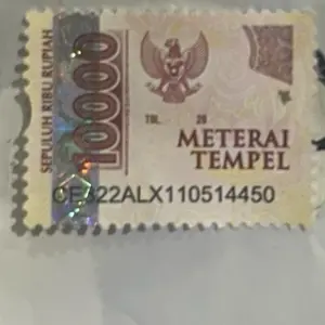 materai 10000 asli / matrai 10000 original / meterai 10000