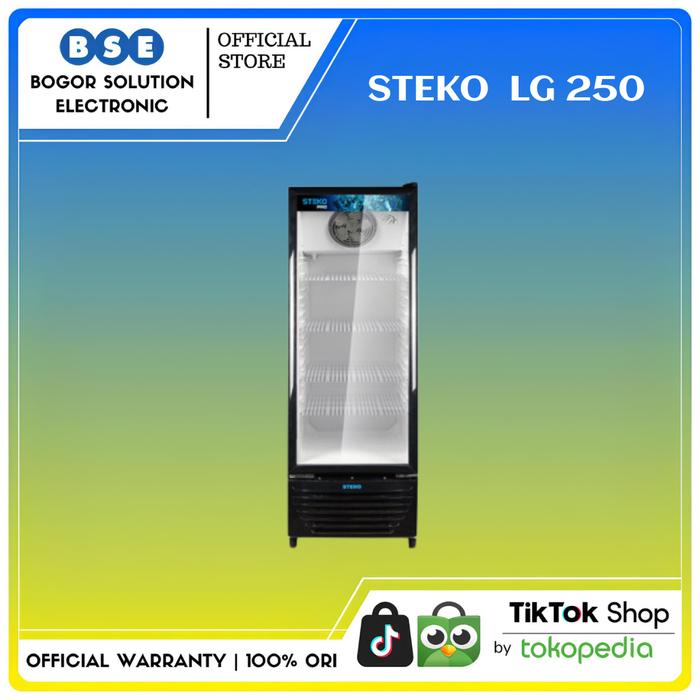 Jual Showcase Chiller 4 Rak STEKO LG250 Kapasitas 230 Liter Showcase ...