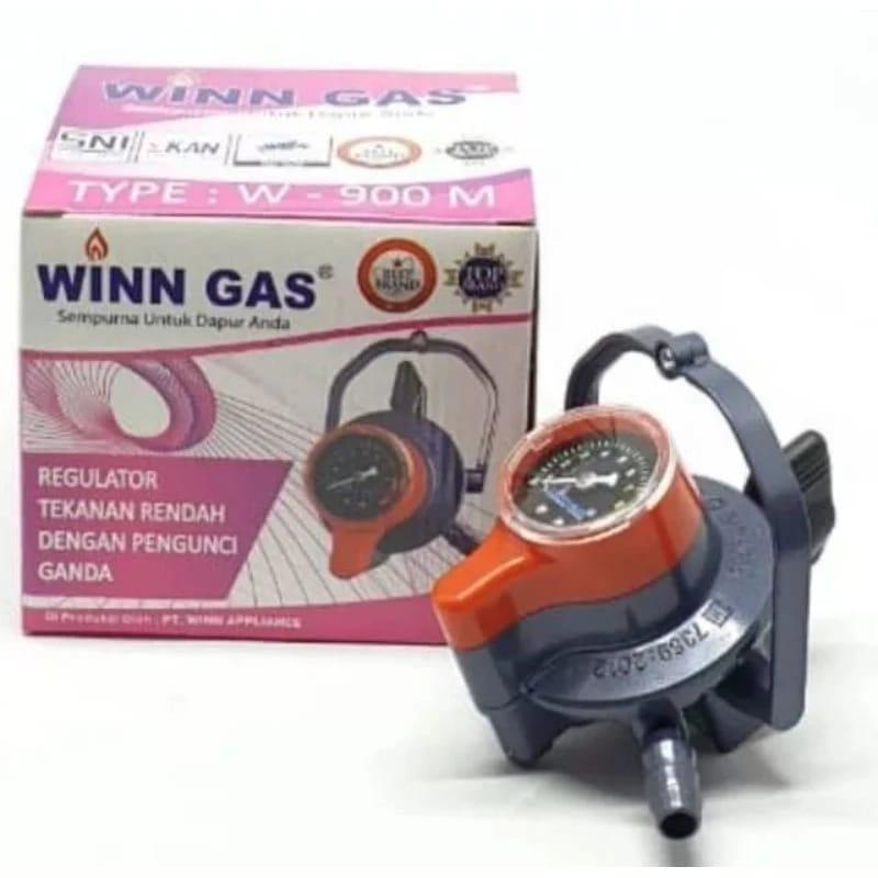 Regulator Gas Anti Bocor Winn Gas 900 Meter Dobel Lock ORIGINAL 7