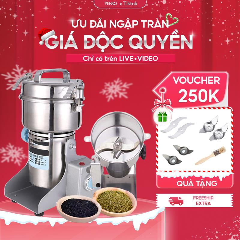  YENKO Máy Xay Bột Khô Siêu Mịn 6 Lưỡi Dao Đa Năng Công Suất 3000W Máy Xay Cầm Tay Động Cơ Tốc Độ Cao Tiết Kiệm Điện An Toàn 