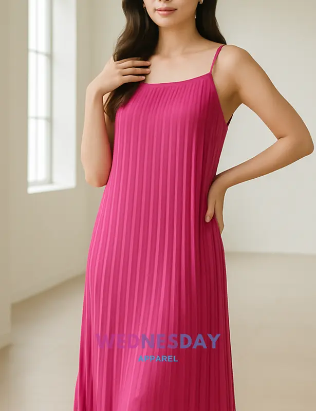 Inner Dress Plisket Nyaman untuk Ibu Hamil | Inspirasi OOTD Ibu Hamil dengan Inner Dress Stylish 1