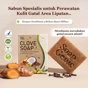 SOAP GENIC Sabun Buat Selangkangan Gatal Clove Soap BPOM 80gr