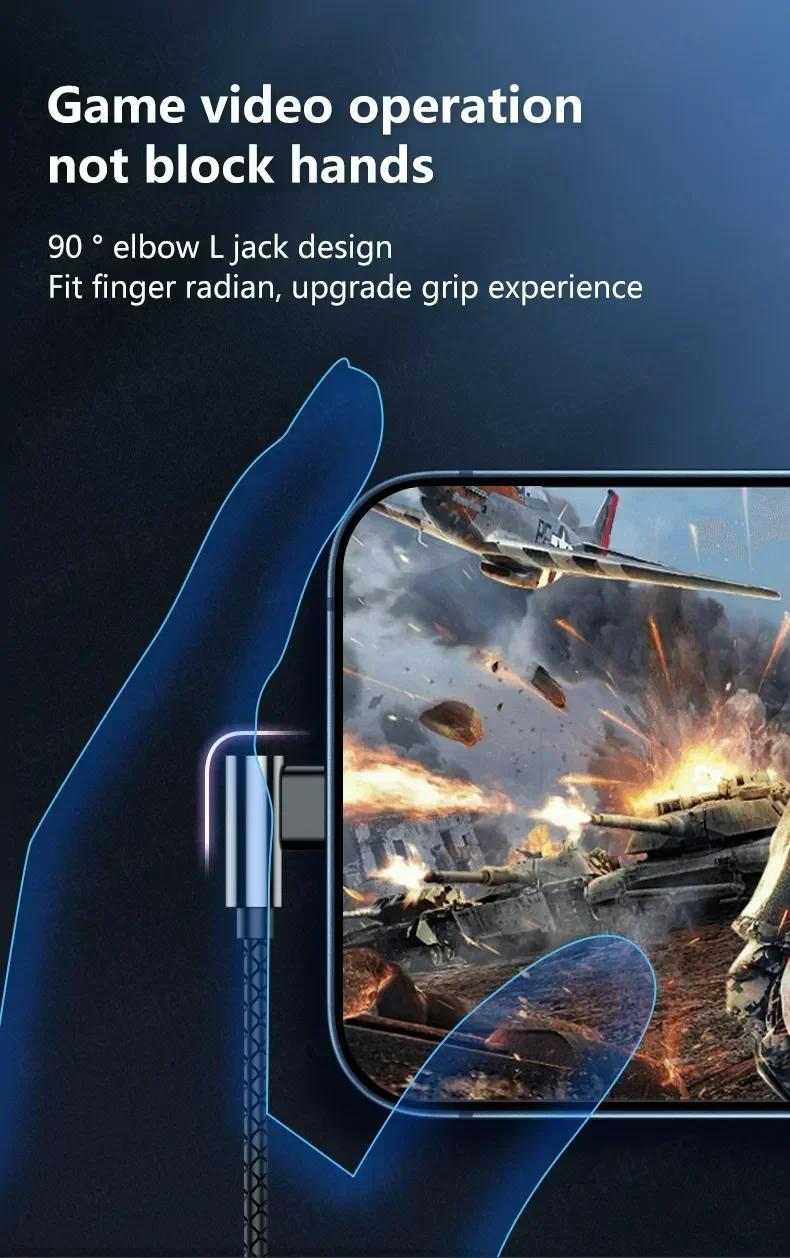 Earphone Gaming Berkabel 3.5Mm/Tipe-c Headphone In-Ear HiFi Bass Bebas Genggam Earbud Musik Stereo Headset Olahraga Portabel untuk Semua Ponsel Pintar