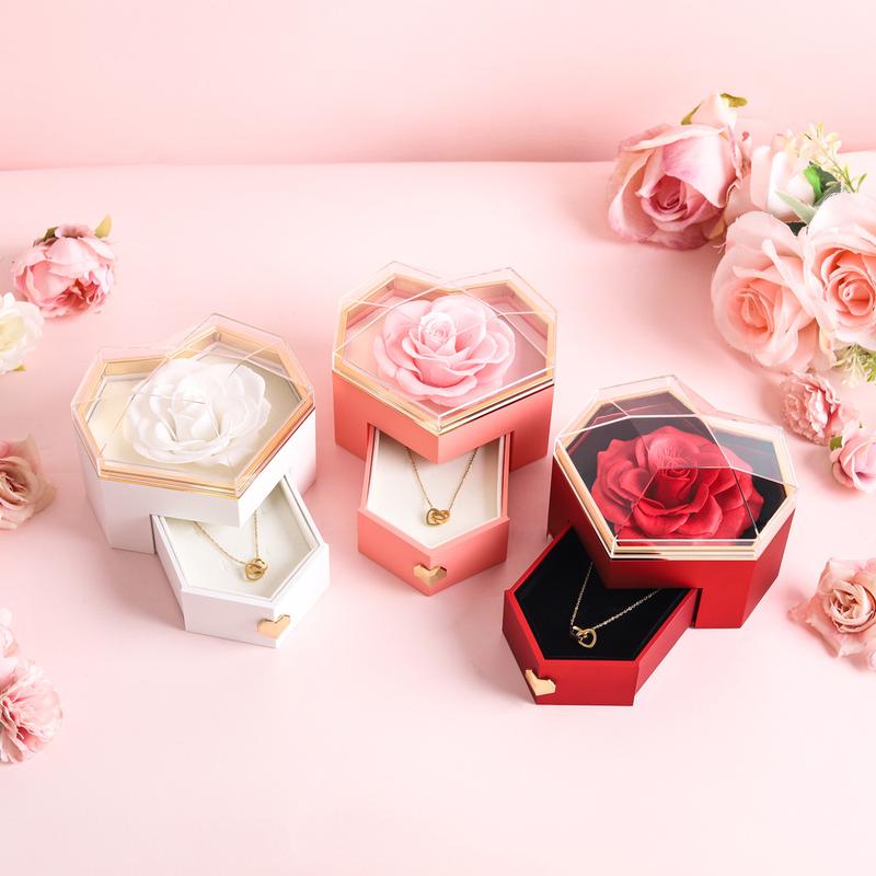 Blooming Heart Jewelry Box - The Beginning - Kado Pasangan Pacar Sahabat Teman Kamu - Anniversary - Ulang Tahun - Birthday - Natal - Valentine 1