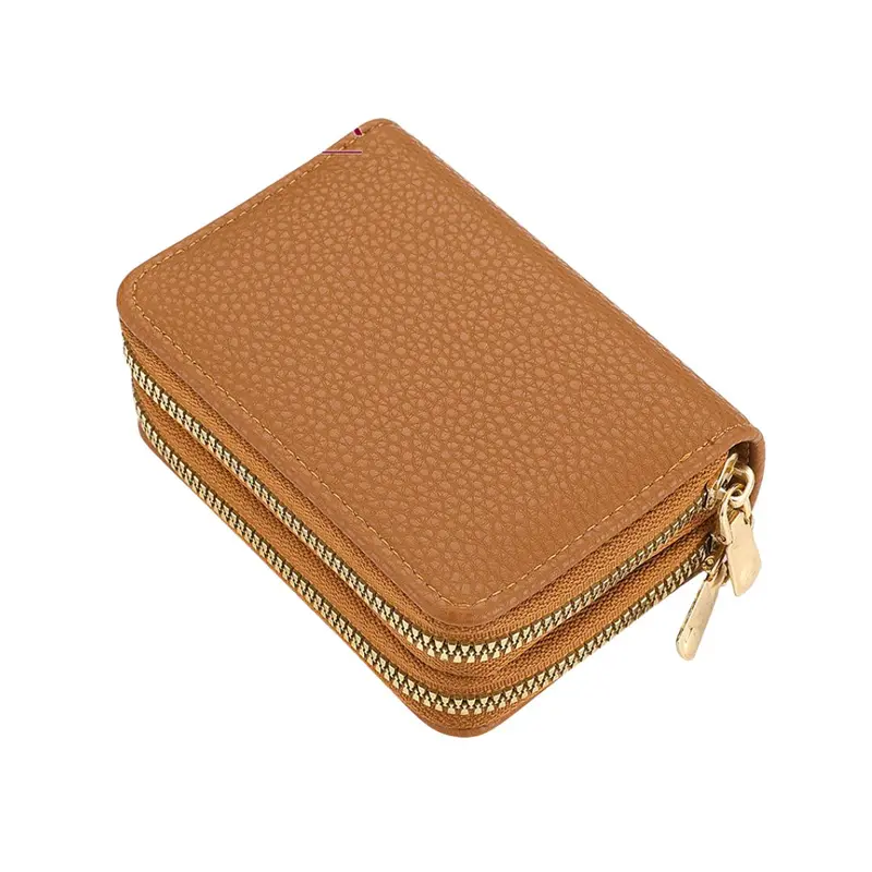 DOMPET LIPAT WANITA 2 RESLETING KULIT WA599B5 KECIL HITAM KARTU UANG KOIN MINI MURAH BATAM PENDEK KEKINIAN KOREA CEWEK LENIA PREMIUM POLOS LUCU 4