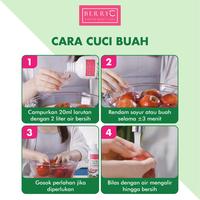 Gambar BerryC Veggie & Fruit Cleaner Pencuci Buah & Sayuran 300ML - 100ML dari Natural Family Care Kota Administrasi Jakarta Utara 5 Tokopedia