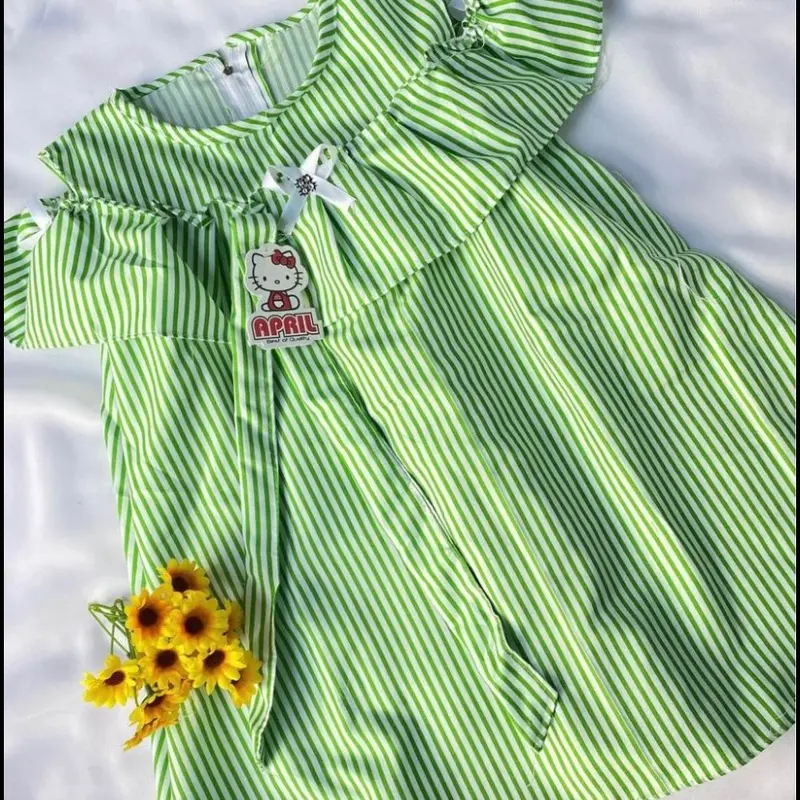 FREE BANDO SABRINA SALUR 1-3 TAHUN Katun Perempuan Cewek Gaun Bayi 5