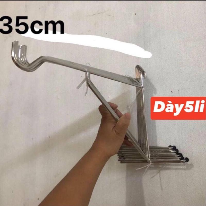 Mua 5 Móc treo lồng chim inox Kiểu mới kèm vít nở móc treo to dày inox sáng bóng bền đẹp moc chao mao long kệ