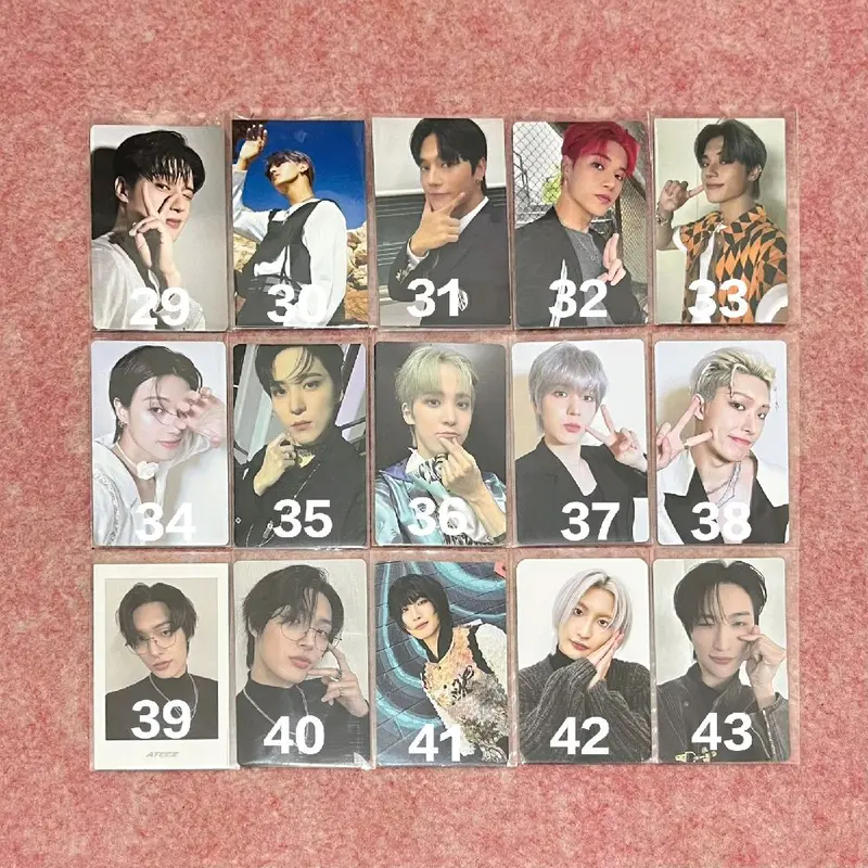 READY] ATEEZ PHOTOCARD OFFICIAL SAN SEONGHWA WOOYOUNG HONGJOONG