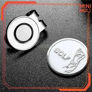 Clip Marker Penanda Bola Golf Magnetic Untuk Menyimpan Marker dengan Aman dan Memenandakan Posisi Bola di Lapangan Golf Professional Golf Clip Ball Marker