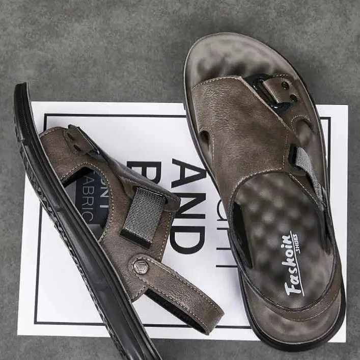 Sendal Pria Anti Slip dan Anti Bau untuk Musim Panas - Wanita, Karet