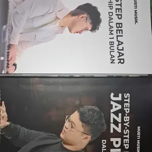 BUNDLE  BUKU JAZZ + WORSHIP Step By Step Belajar Piano Worship dan Jazz Dalam 1 Bulan By Dave Henokh Musti Musik Berisi Cara Main Piano Worship dan Jazz dan QR Video Pembelajaran