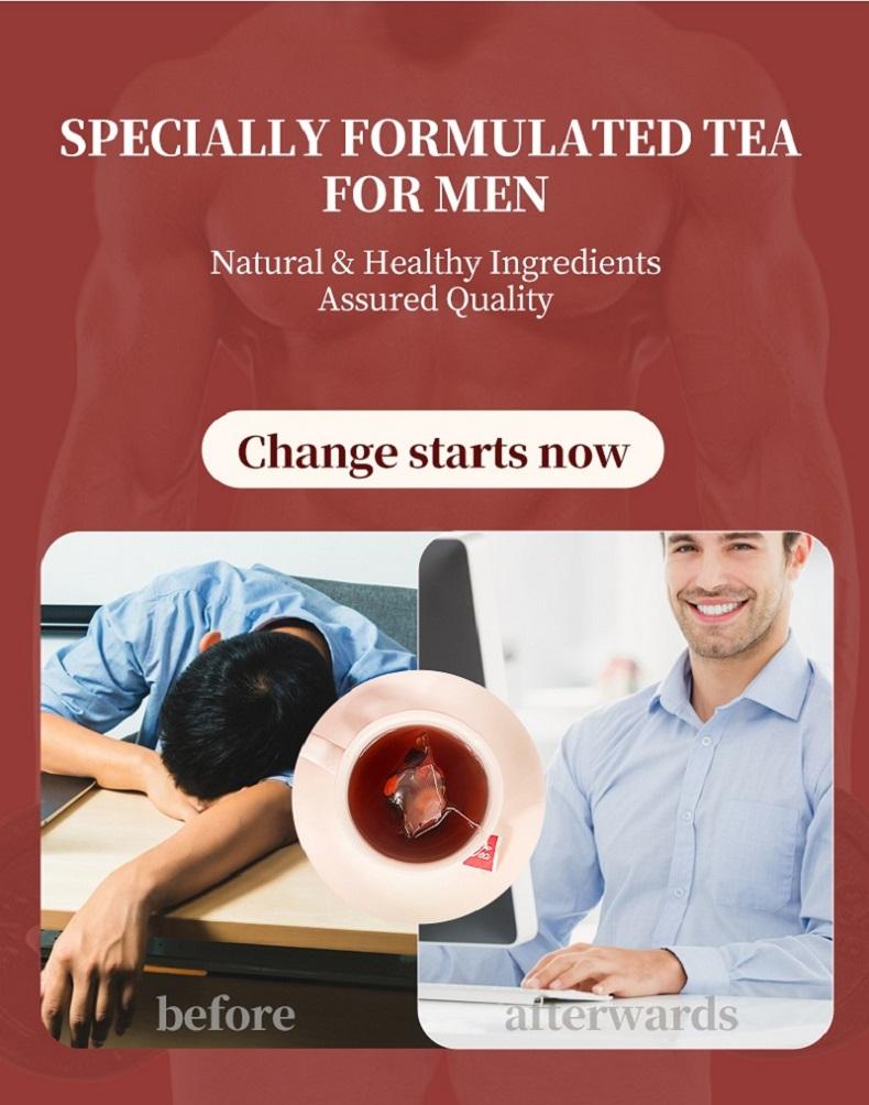 Teh Murbei Goji Hitam & Kurma Merah - Teh Herbal Penambah Tenaga Alami, Bantu Atasi Capek, Lelah & Kurang Stamina Karena Begadang atau Kerja Keras, 100% Bahan Premium, Praktis 1 Paket Langsung Seduh!