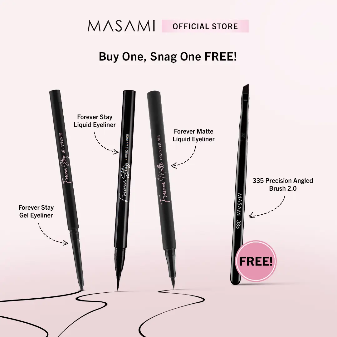 Masami Cosmetics Forever Stay Liquid Eyeliner / Forever Matte Liquid Eyeliner / Forever Stay Gel Eyeliner / Eyeliner Waterproof