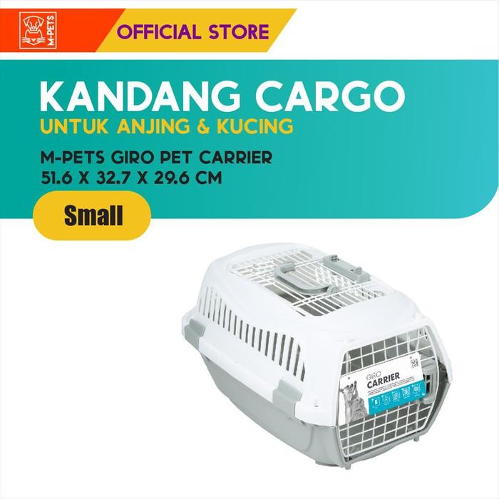 Gambar M-Pets Giro Pet Carrier Size Small / Kandang Anjing Kucing Kelinci - Grey dari M-Pets Volk Pets Indonesia Kota Administrasi Jakarta Barat 5 Tokopedia