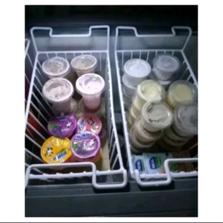 Keranjang Freezer Box SIZE L 44x22x24cm /freezer ice cream/freezer food 1